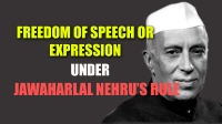 Mann ki Baat or Freedom of Speech & Expression under Jawaharlal Nehru